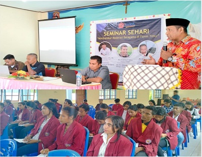 Foto - Kepala Kantor Kemenag Flotim Bawahkan Meteri Moderasi Beragama di IKTL